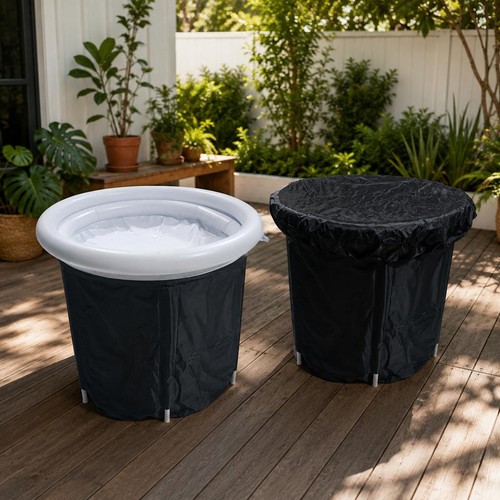 Outdoor foldable ice bath tub - foldable,