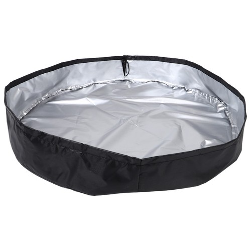 Black waterproof oxford fabric - black,