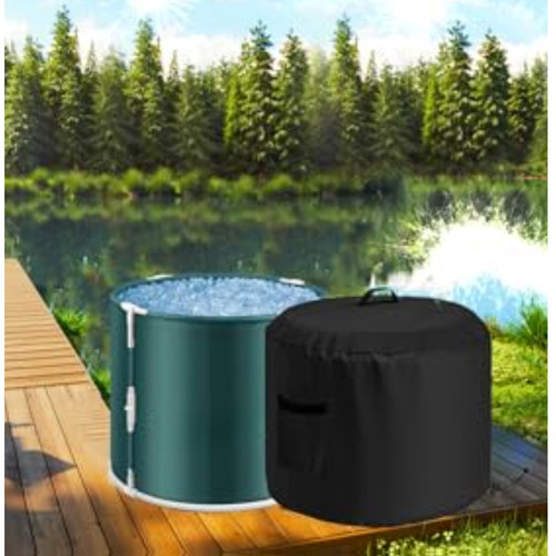 Portable ice bath cover - portable,