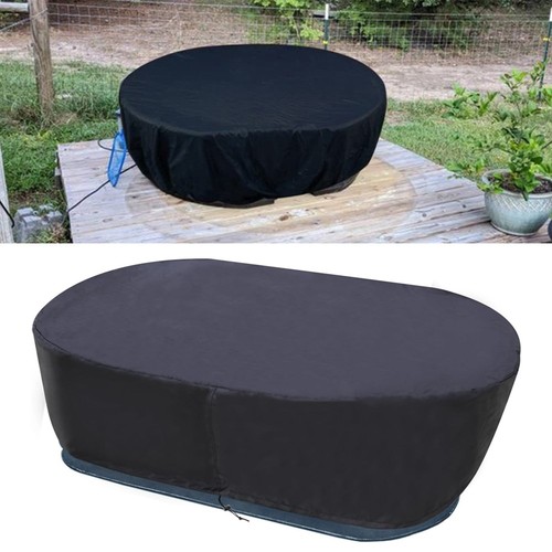 Oval ice bath - and, patio