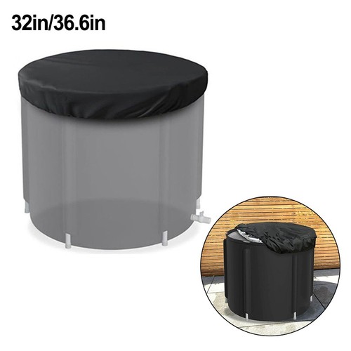 Ice bath cover with adjustable - bath,