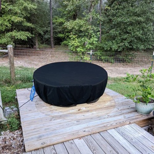 Oval ice bath tank cover - ice,